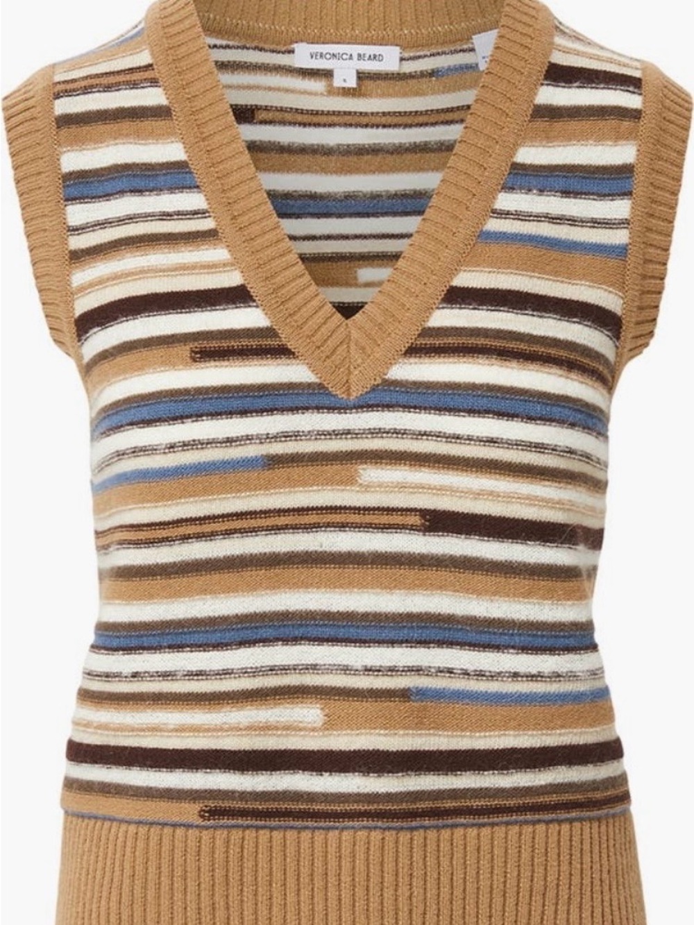 Veronica Beard Helenka Wool Mohair Blend Sweater Vest (Size Medium) NWT